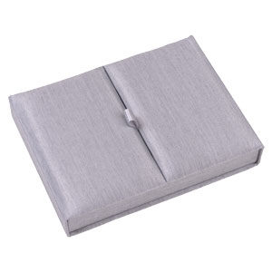 Gate fold Silk Invitation Box 5.5x7.5x1 inch