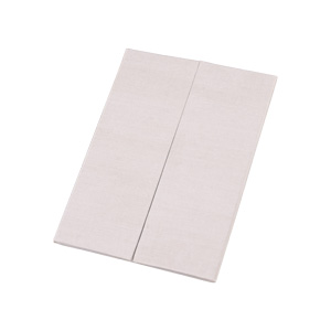 Gate fold Silk Pocket Folios 4.75x5.75 inch in Ivory