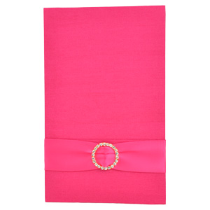 Pocket Folios with Embellishments in Hot Pink