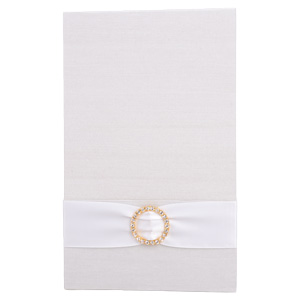 Pocket Folios with Embellishments in Ivory