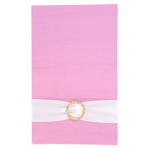 Pocket Folios with Embellishments in Pink